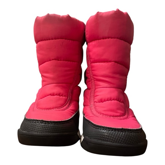 Sorel Youth Whitney II Puffy Mid Waterproof Boots Tropic Pink Size 9 - Picture 5 of 11